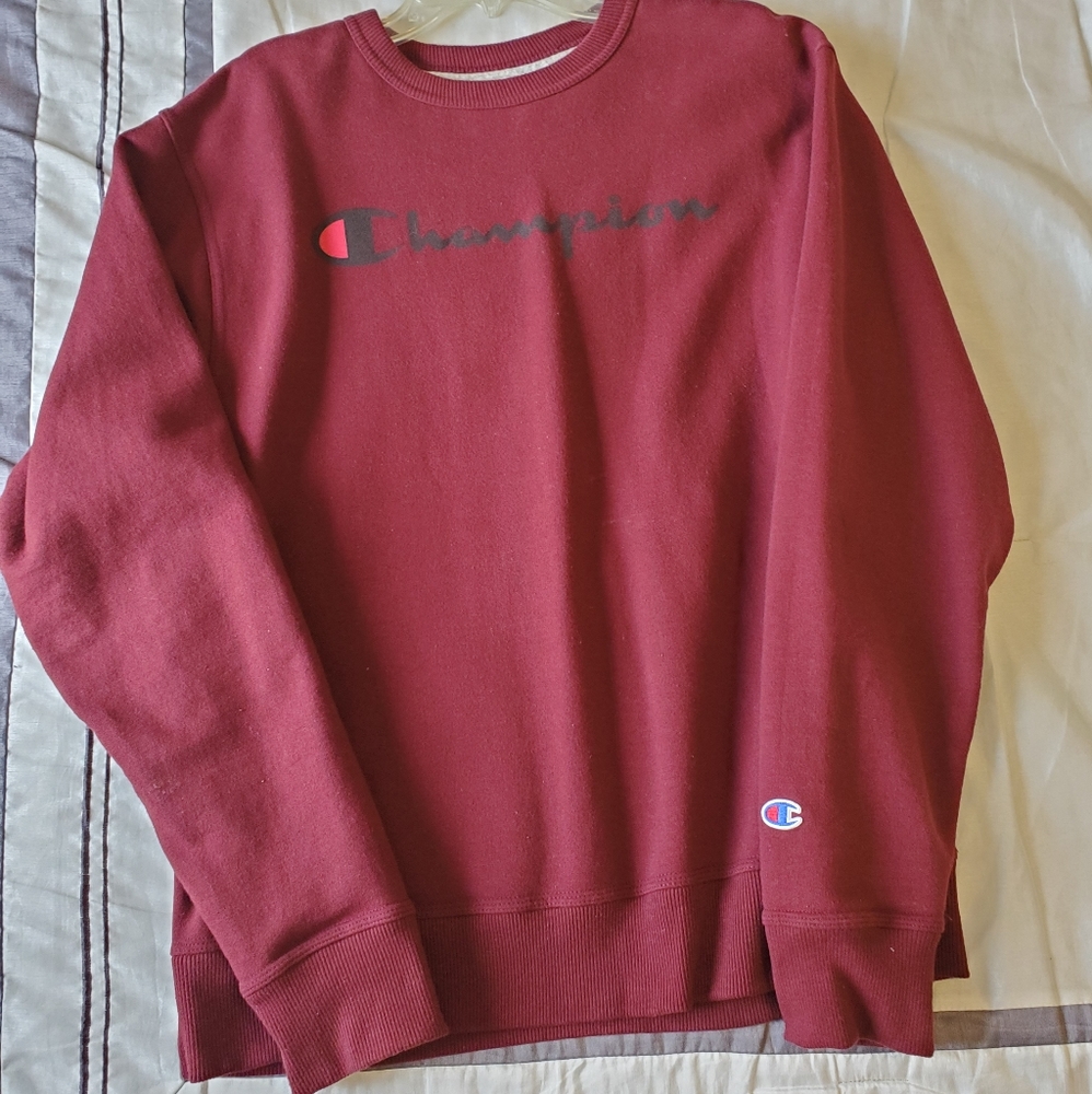 Maroon, men's, size M, crewneck